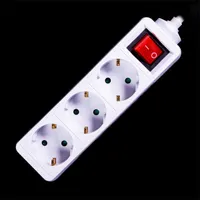 IRIS Electric IEPS-3W-3M-K Hosszabbító elosztó 3 aljzattal, kapcsolóval, 3m fehér #3