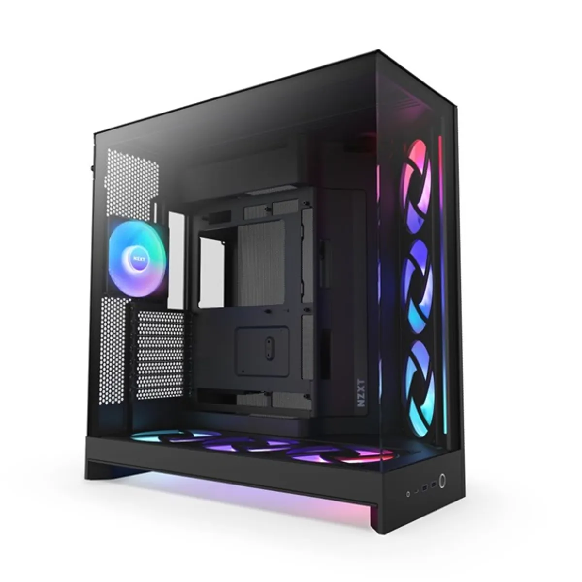 NZXT H9 Flow 2025 fekete (táp nélküli) ablakos ATX ház #1