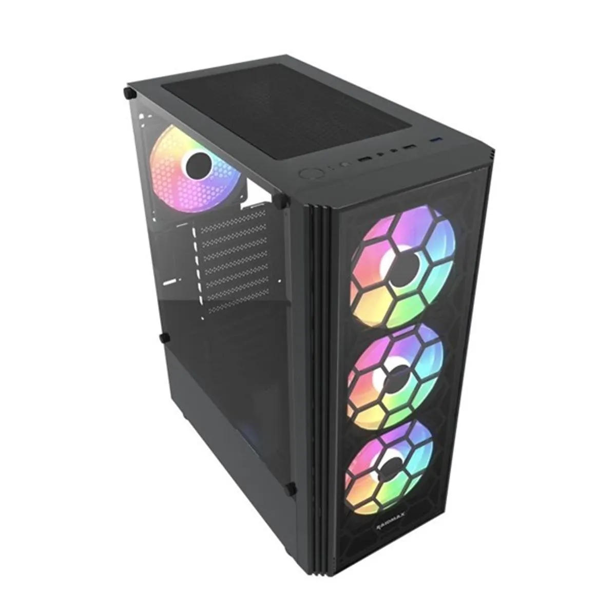 RAIDMAX V152 fekete (táp nélküli) ablakos ATX ház #4