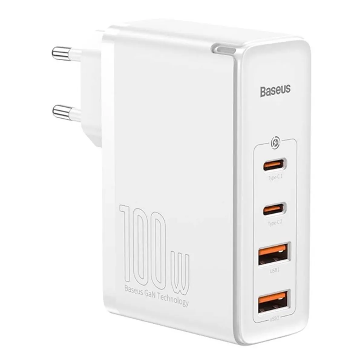 Baseus CCGAN2P-L02 GaN2 Pro 100W 2xUSB/2xType-C 100W fehér hálózati töltő #1
