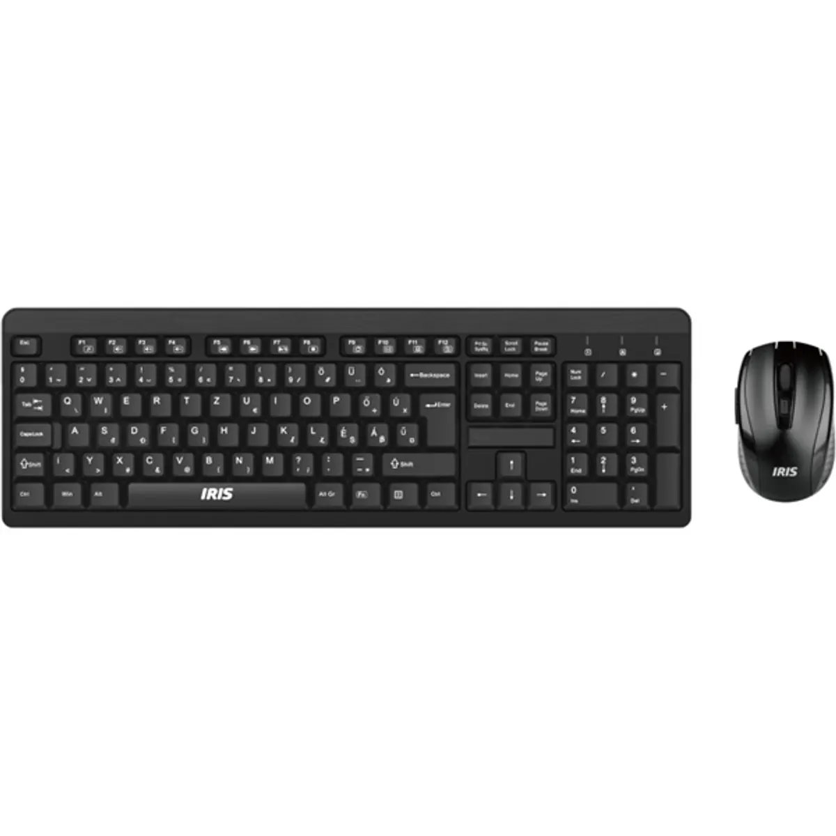 IRIS C-25 vezeték nélküli fekete billentyűzet + egér #3