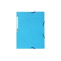 Exacompta A4 prespán türkiz gumis mappa