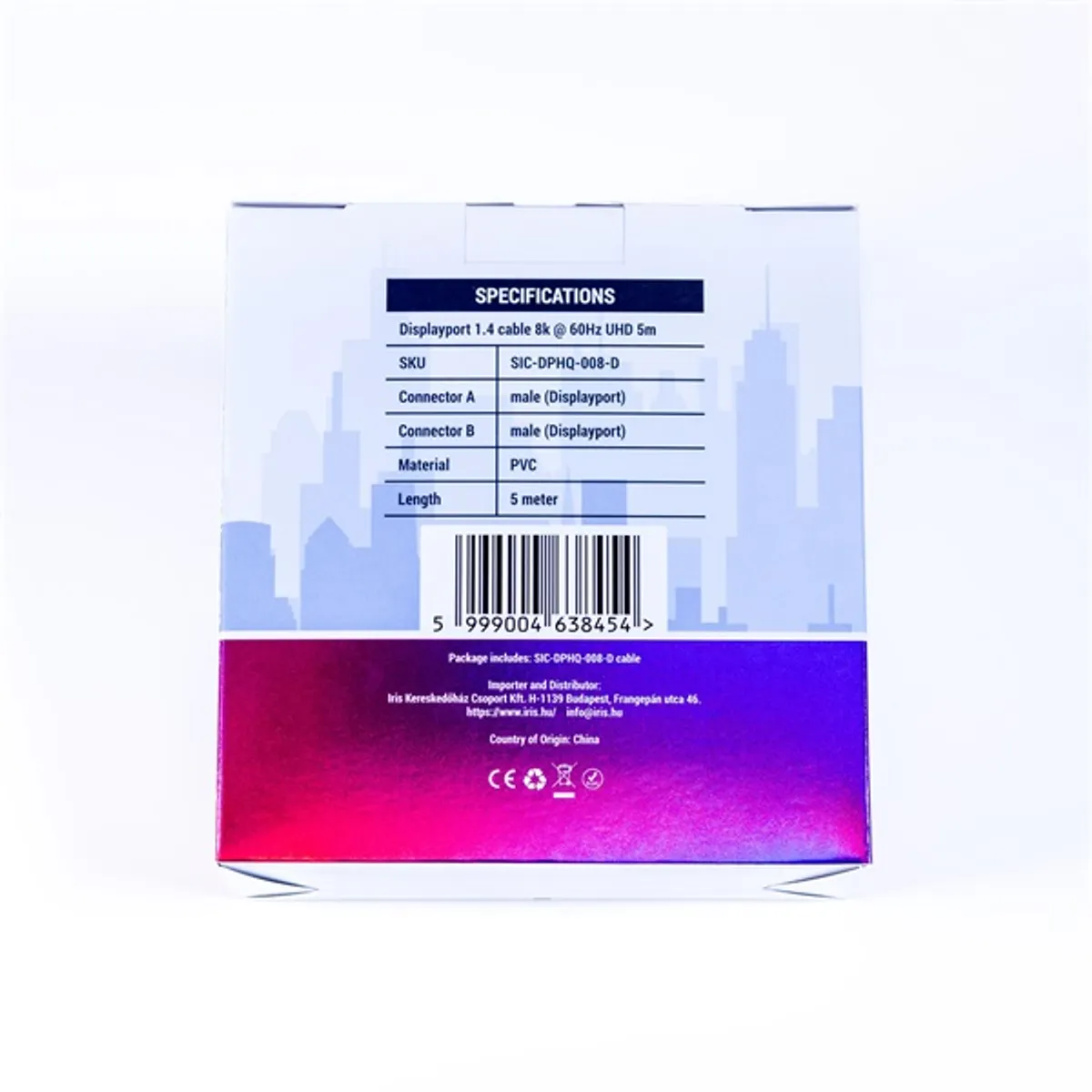 Stansson 5m Displayport v1.4 kábel #3