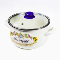 TOO BELLY BON APPETIT 2,8 literes, 18cm átmérő, 12cm magasságú lábas (fazék) üveg fedővel #2