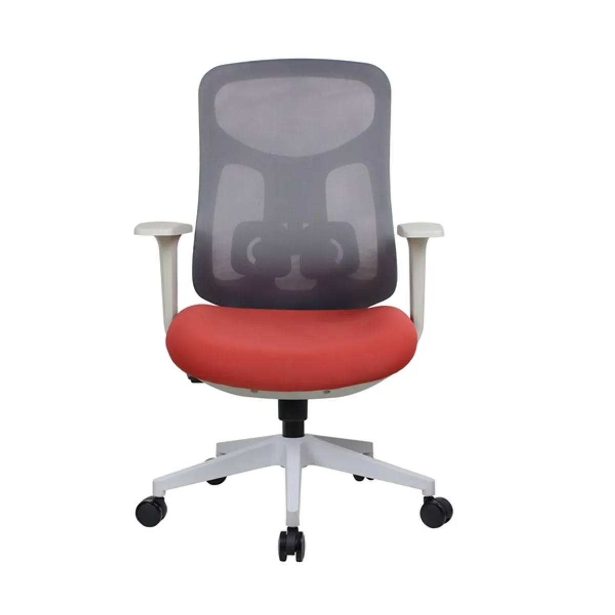 IRISOffice Avalon narancs/szürke ergonómikus, szövet-hálós irodai forgószék háttámasszal #1