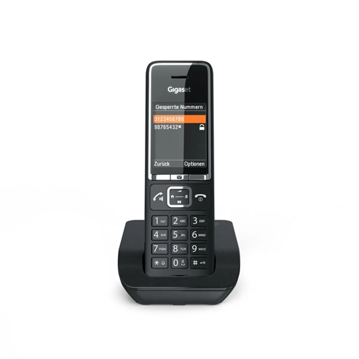 Gigaset Comfort 550 fekete dect telefon #6