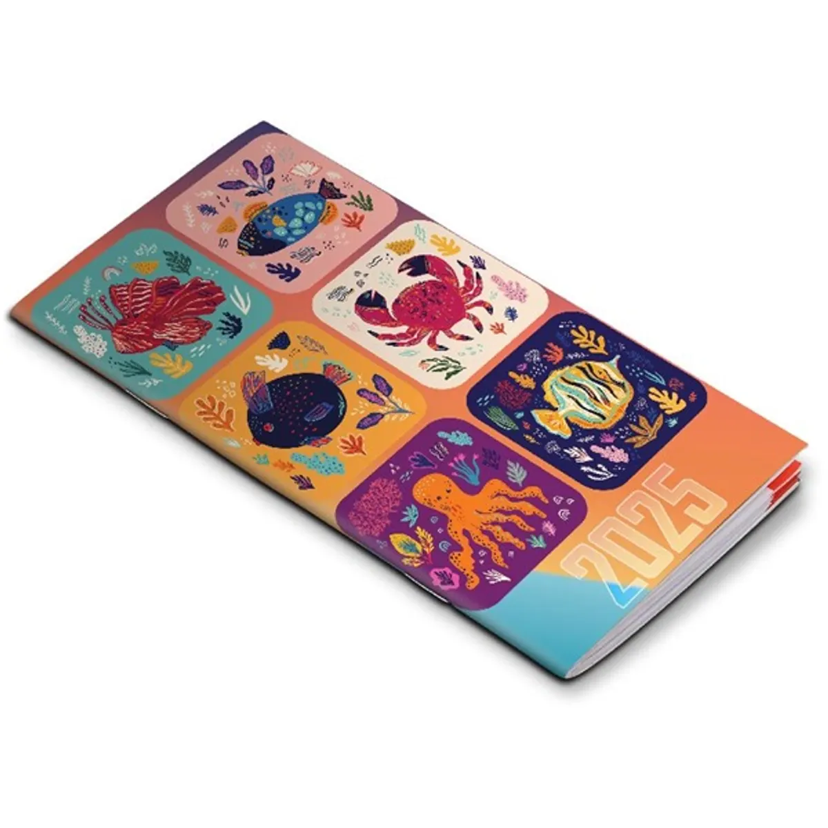 Realsystem 2026 Zsebirka 8011-53 fraktál naptár #1