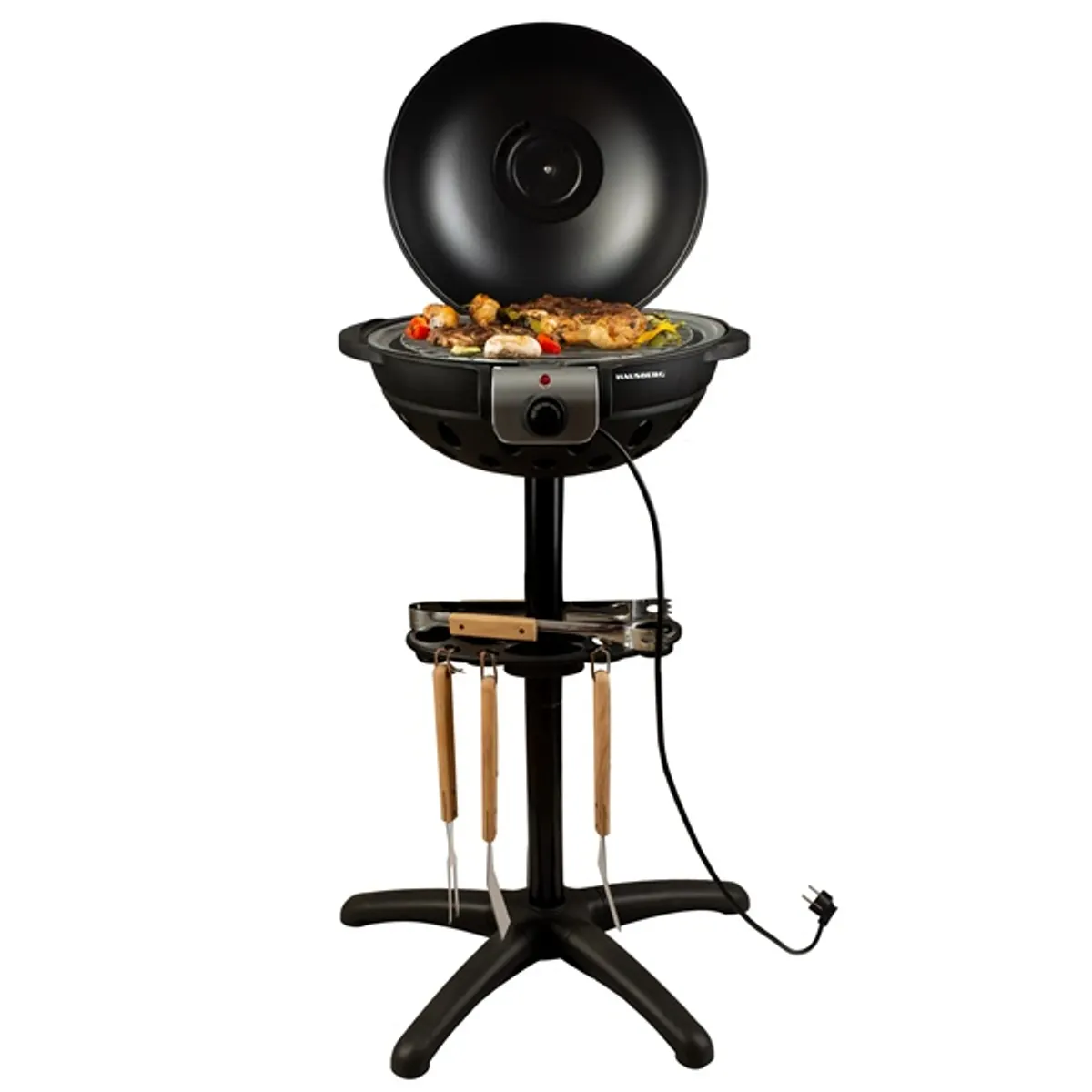 Hausberg HB-540 1600W  állvánnyal, 39,5cm grill átmérő, 5 fokozat, elektromos barbeque grillszett #6