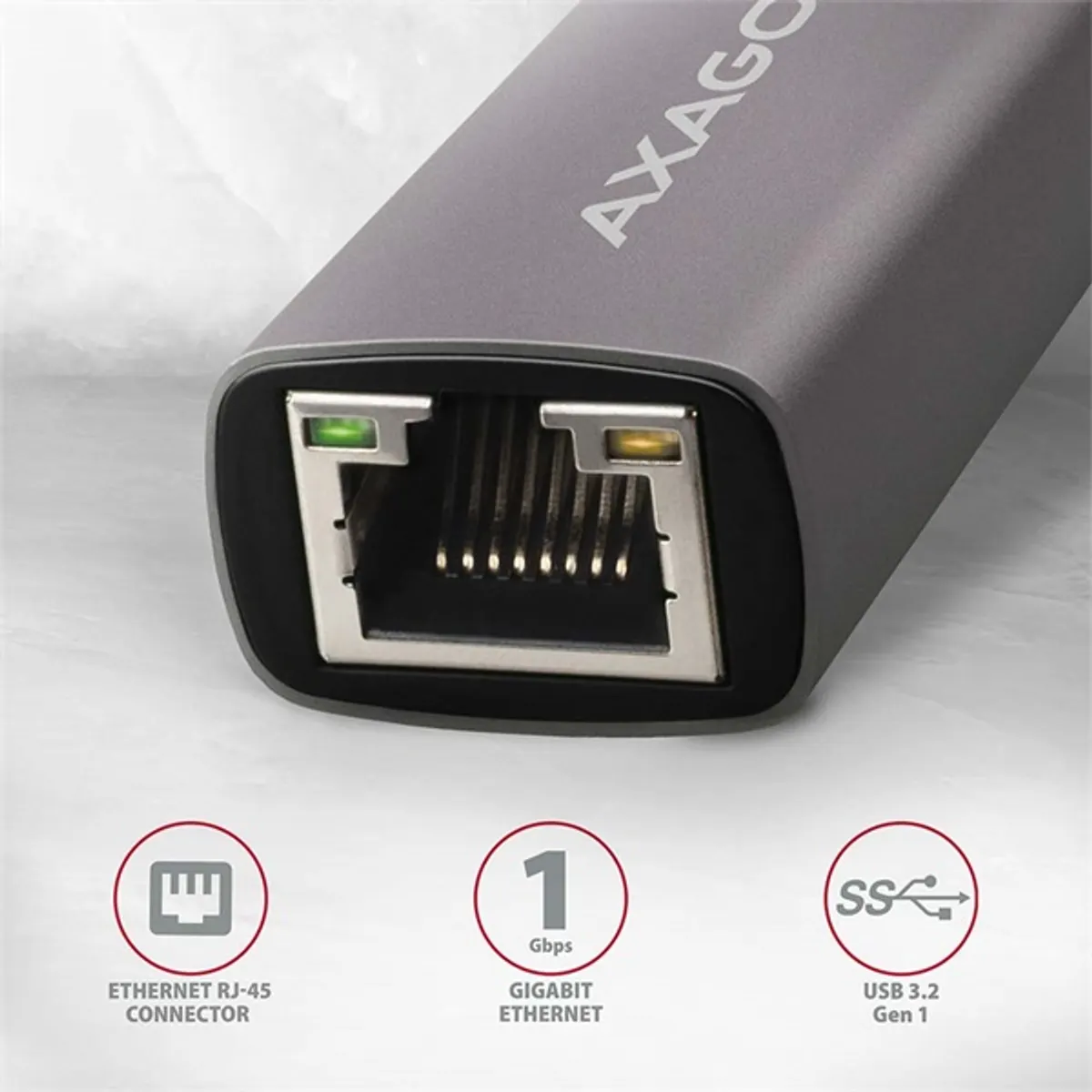 Axagon ADE-TR Type-A USB 3.2 - Gigabit Ethernet adapter #2