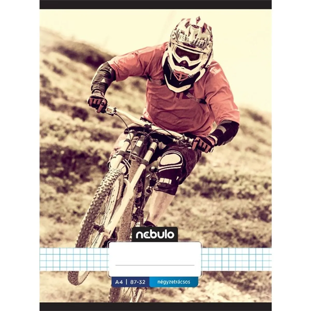 Nebulo Xtreme A4 87-32 tűzött kockás füzet #1