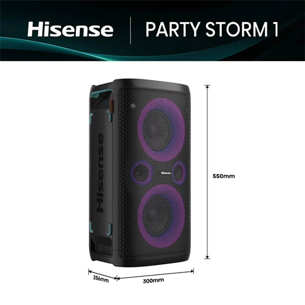 Hisense Party Storm1 300W Bluetooth party hangszóró + 2 mikrofon #6