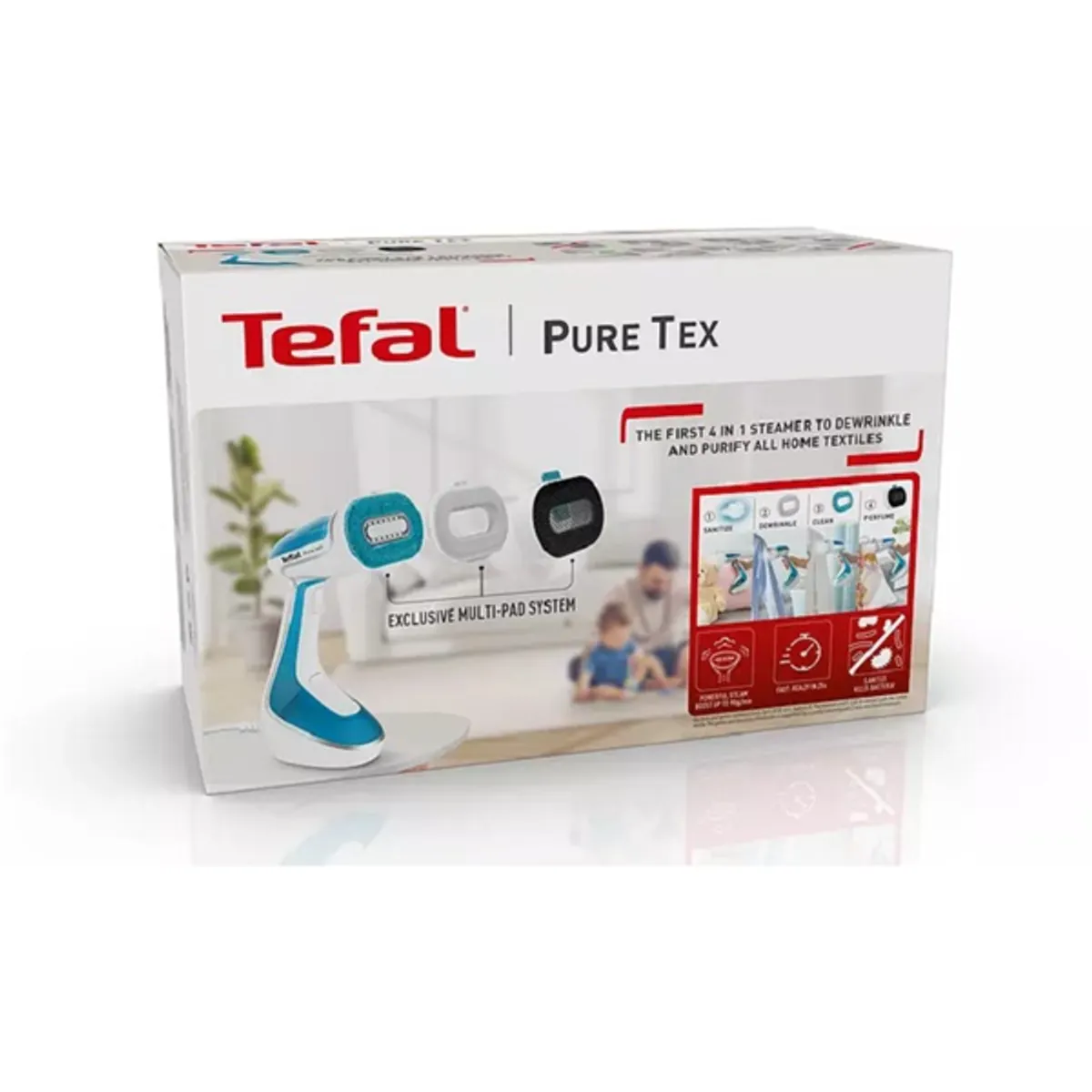 Tefal DT9530E1 Pure Tex kék-fehér kézi ruhagőzölő #10