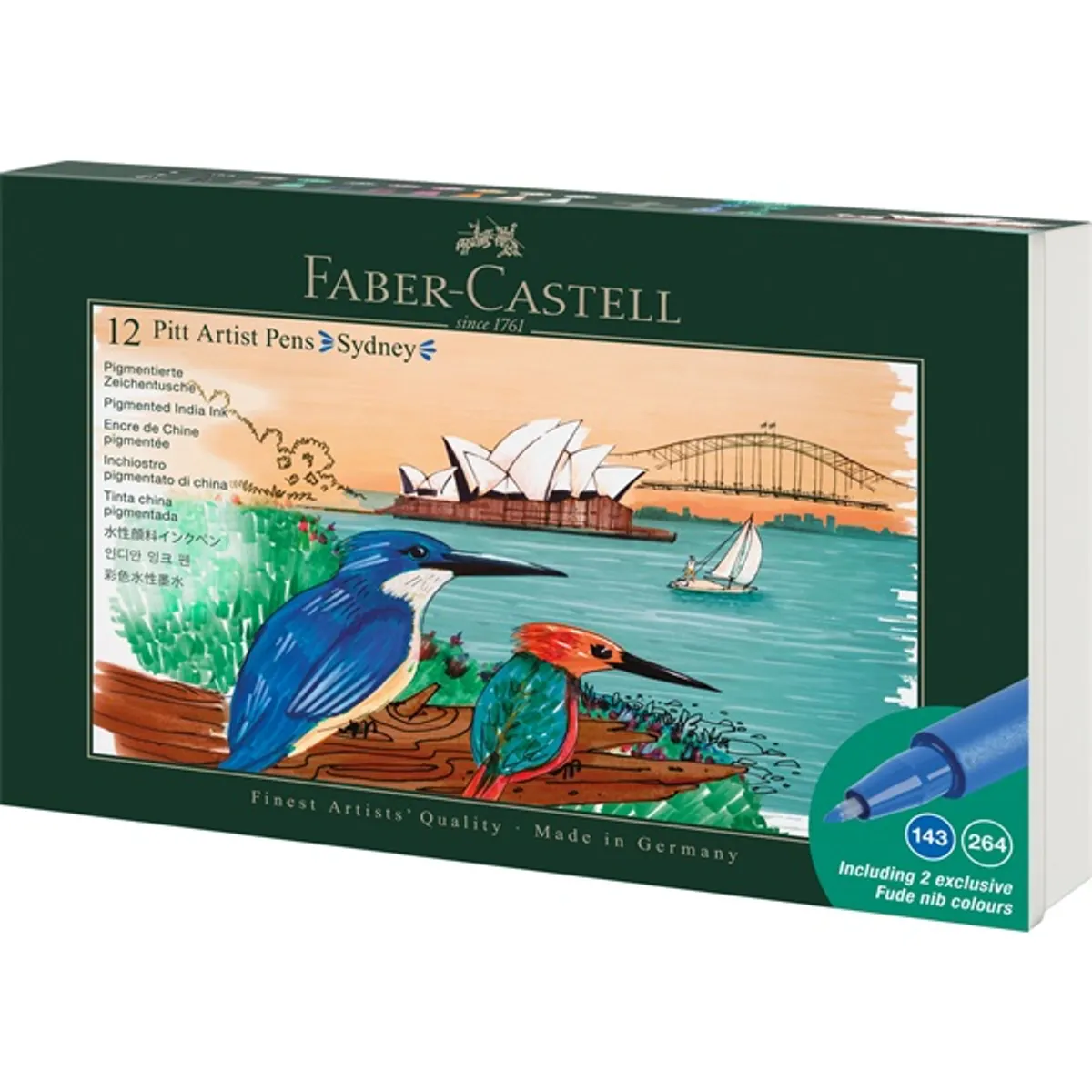 Faber-Castell Sydney 12 db-os művészfilctoll készlet #1