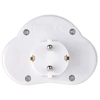 Emos P0063 2 aljzat 230V 16A kapcsolós földelt fali elosztó #3