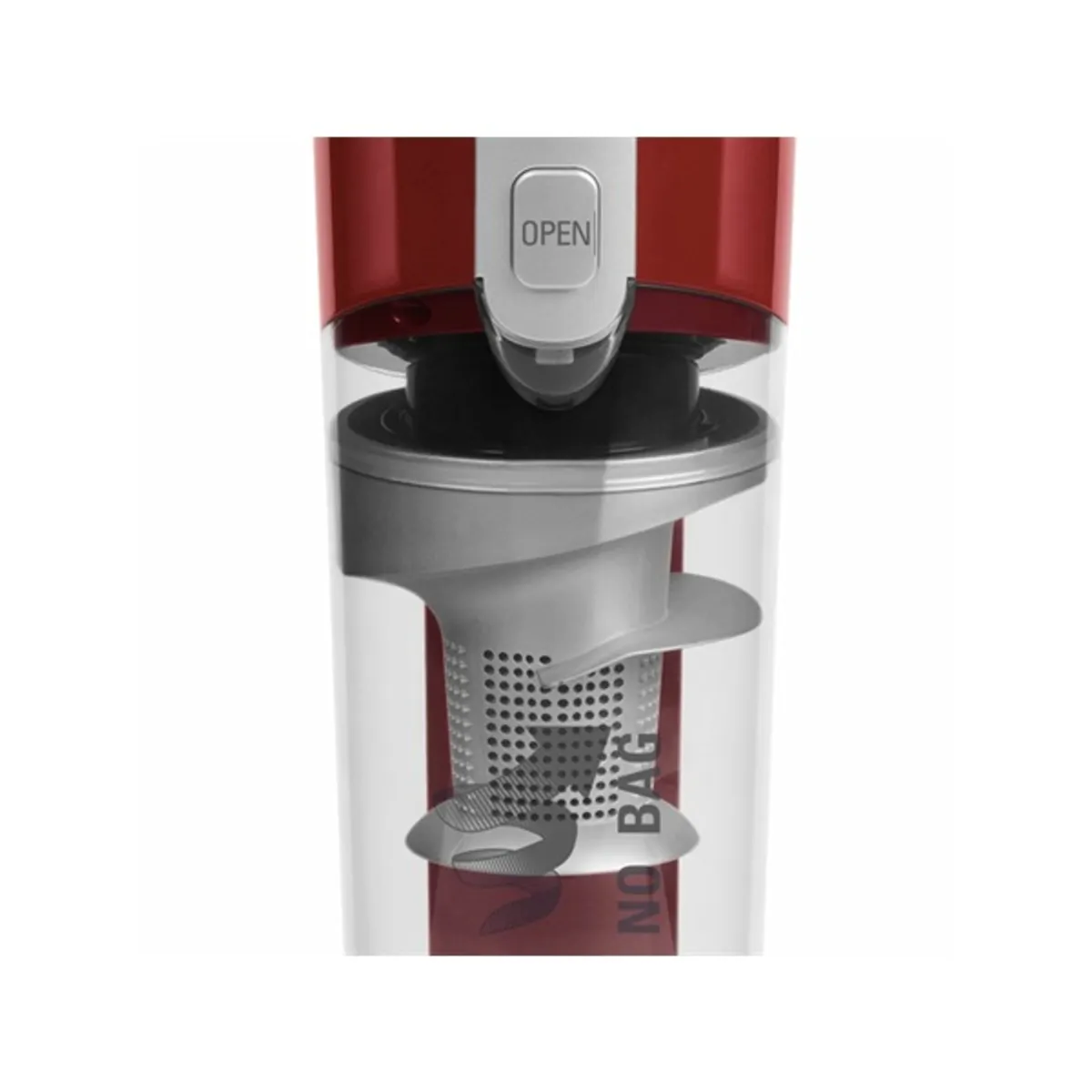 Rowenta RH6543WH Air Force Light 14.4V piros vezeték nélküli rúdporszívó #5