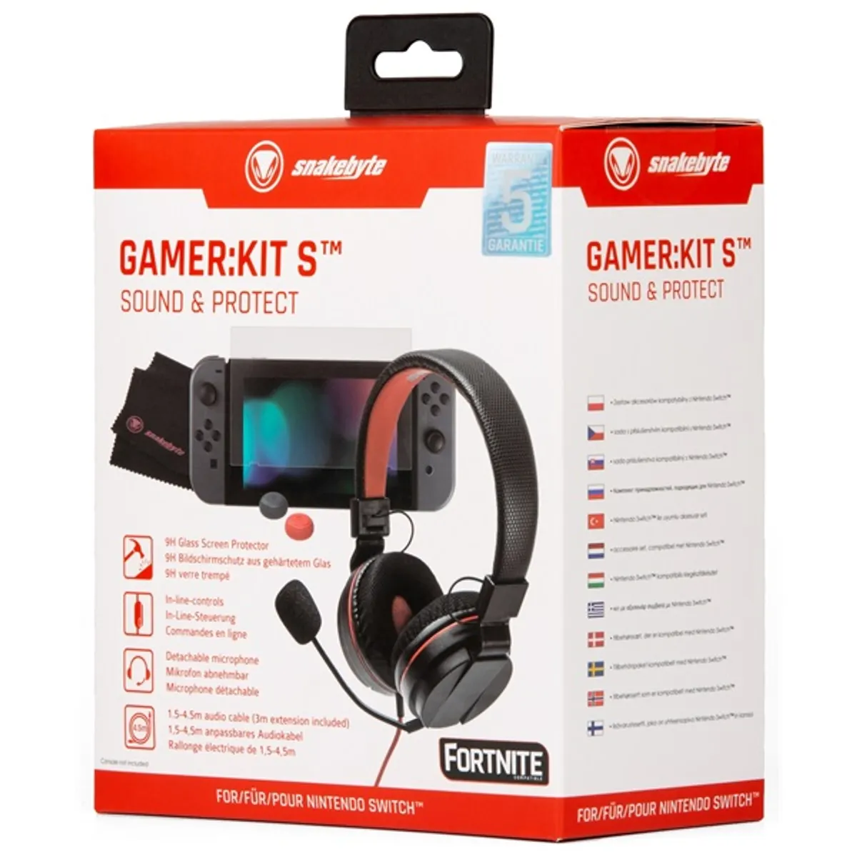 Snakebyte SB915444 GAMER:KIT PRO Nintendo Switch védőfólia és headset #2
