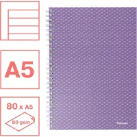 Esselte ColourBreeze A5 vonalas levendula spirálfüzet #2