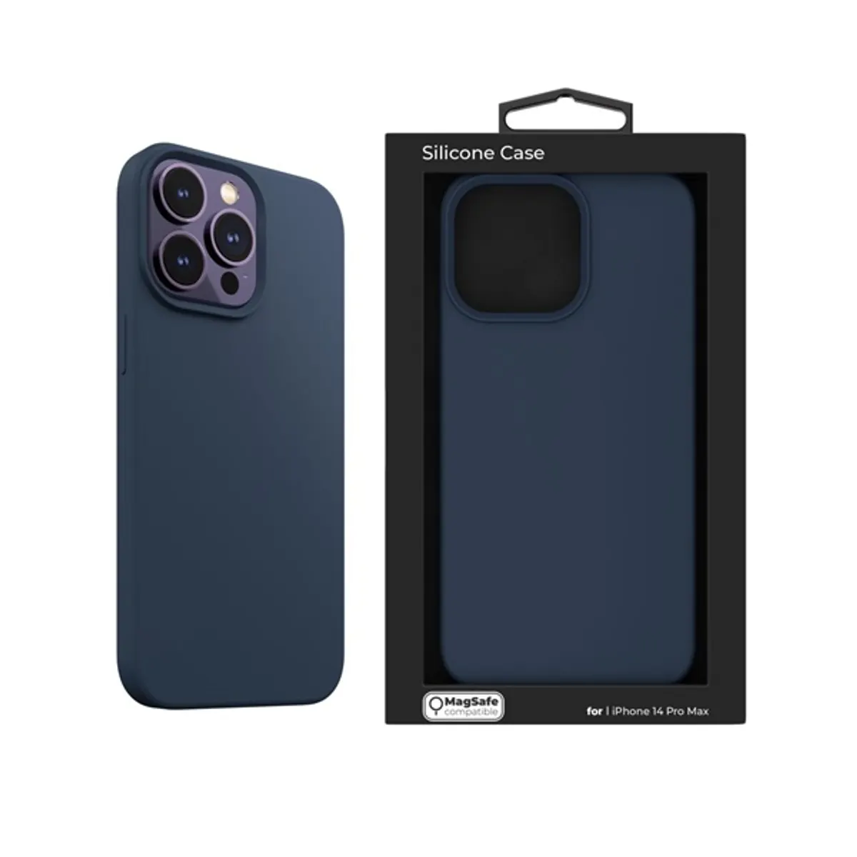 NextOne IPH-14PROMAX-MAGSAFE-BLUE iPhone 14 Pro Max kék szilikon MagSafe hátlap #1