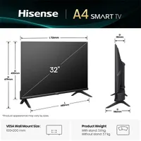 Hisense 32" 32A4Q HD Ready Smart LED TV #4