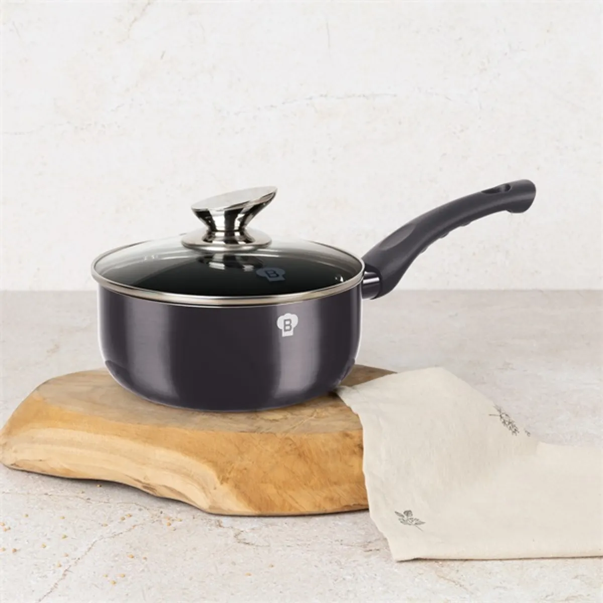 Blaumann BL-3950 2L Carbon Pro 20cm szószos edény fedővel #3