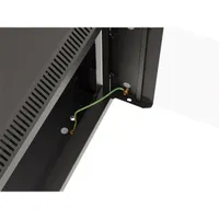 Lanberg WF03-5306-10B 19" 6U SZÉL:540mm MÉLY:350mm MAG:370mm lapraszerelt üvegajtós fekete fali rack szekrény #6