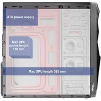 Akyga AK939BL táp nélküli ATX ház #10