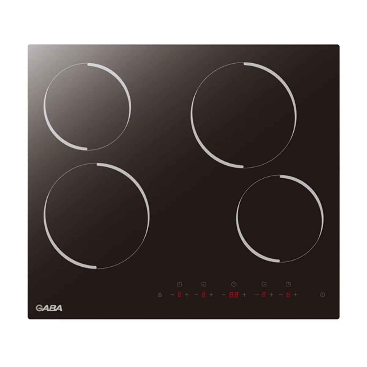 Gaba GMH-C-4 fekete, beépíthető, elektromos üvegkerámia, főzőzóna:4, beépíthető méret.56cm, főzőlap #2