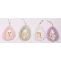 IRIS dekor akasztós tojásban nyuszi 4 féle szín