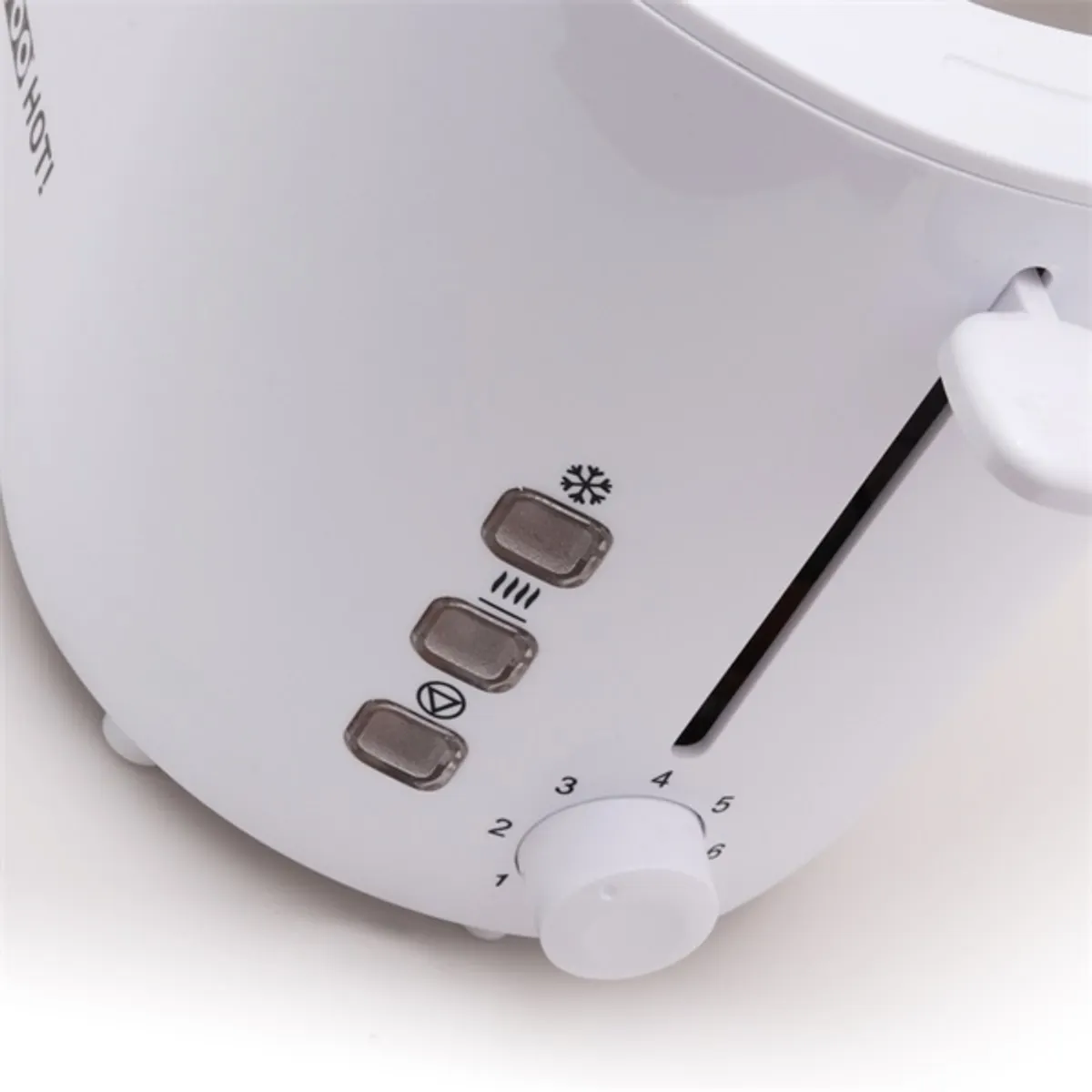 TOO TO-500-W 840W fehér 2 szeletes kenyérpirító zsemlemelegítő feltéttel #4