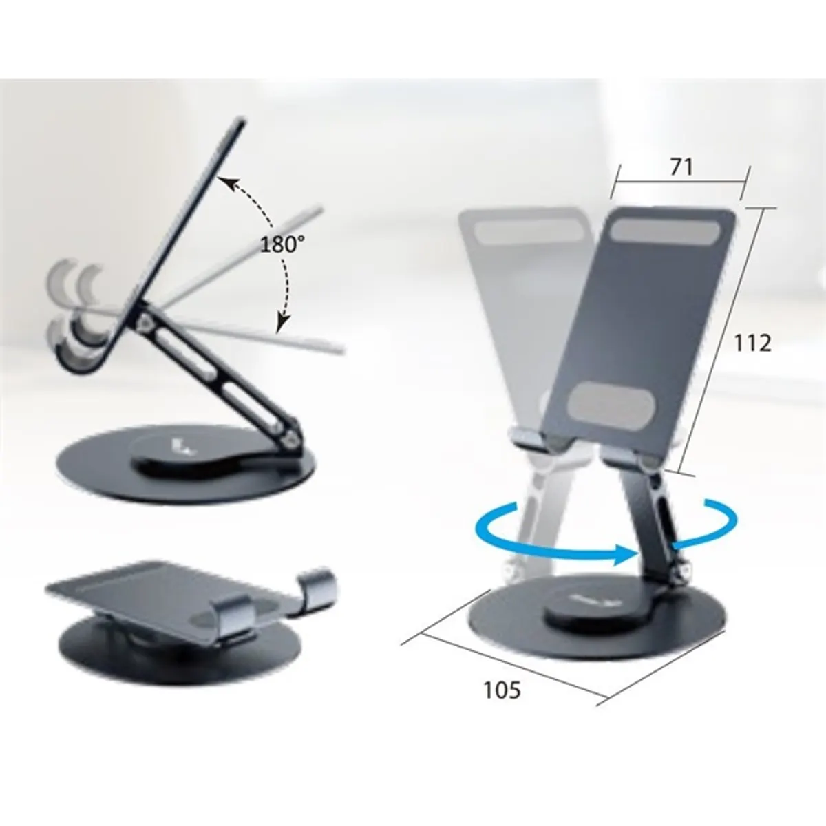Genius G-Stand M100 szürke telefon állvány #3