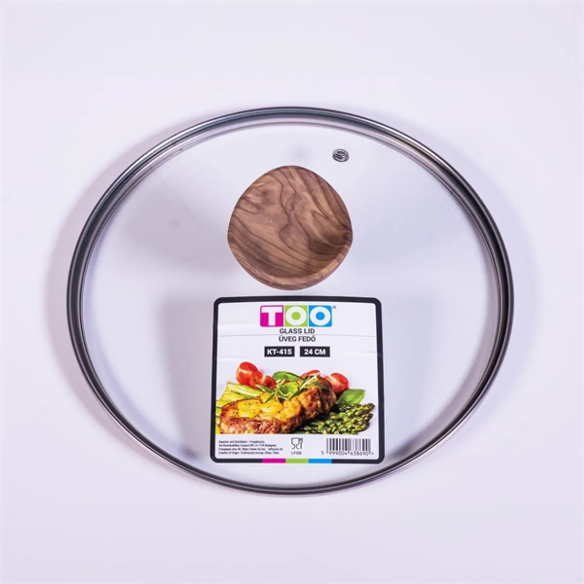 TOO KT-415 24 cm-es üveg fedő #1