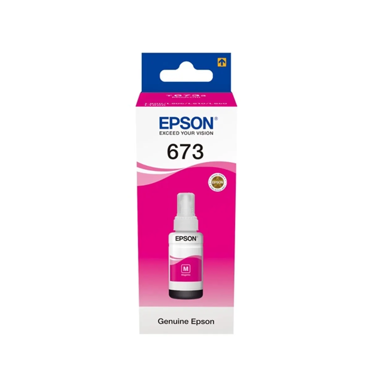 Epson C13T67334A T6733 70ml EcoTank kompatibilis magenta tintapalack #1