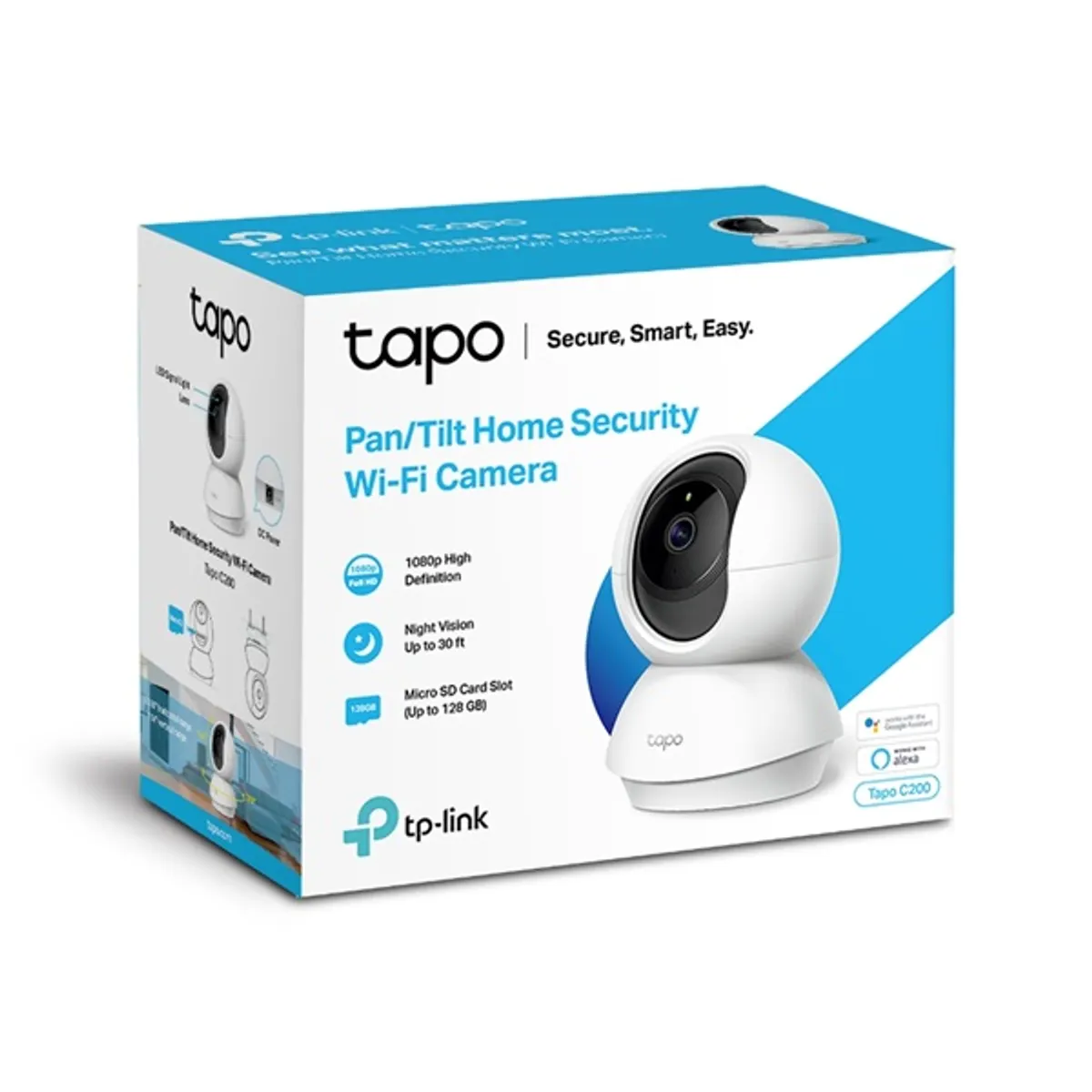 TP-Link TAPO C200 Full HD fehér Wi-Fi kamera #4