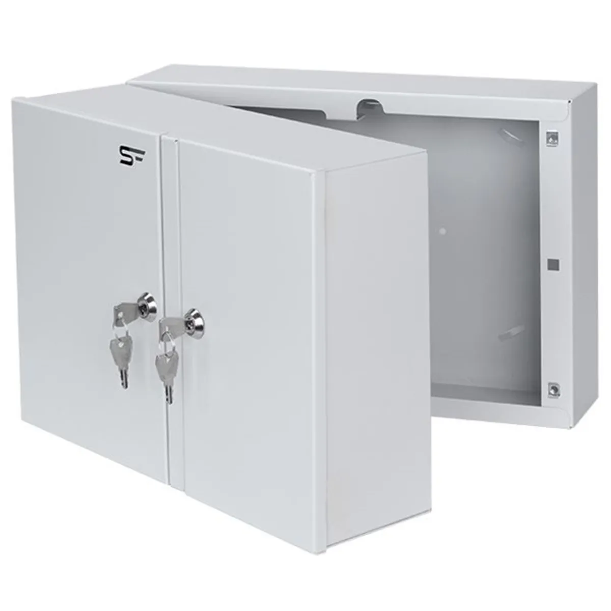 Stalflex PN2K-24D-3S-G szürke 2 kamrás falra szerelhető üres optikai elosztódoboz #2