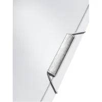 Leitz Style műanyag kristályfehér gumis mappa #6