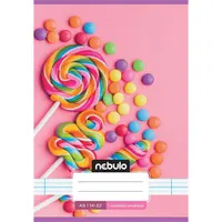 Nebulo Cuki minták A5 1. osztályos 14-32 tűzött vonalas füzet #3