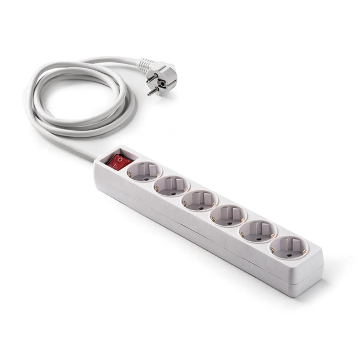 FAMATEL 9/806 vez.+kapcsoló 16A-250V 3m 6-os hosszabbító #1