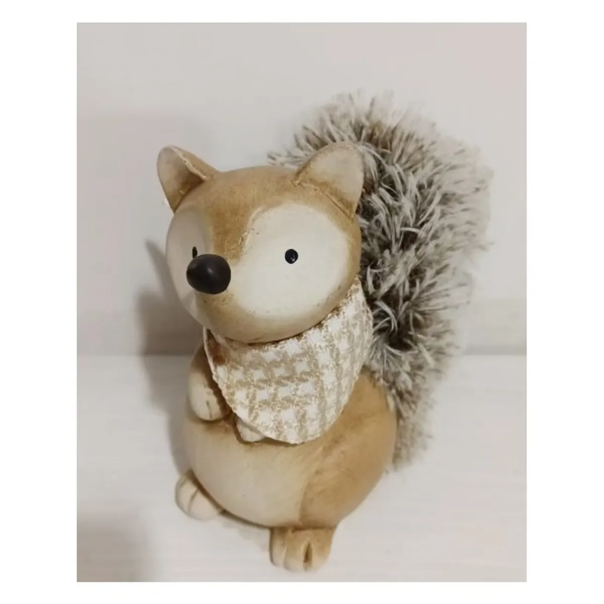 IRIS kerámia róka szőrme farokkal 12,5cm #1