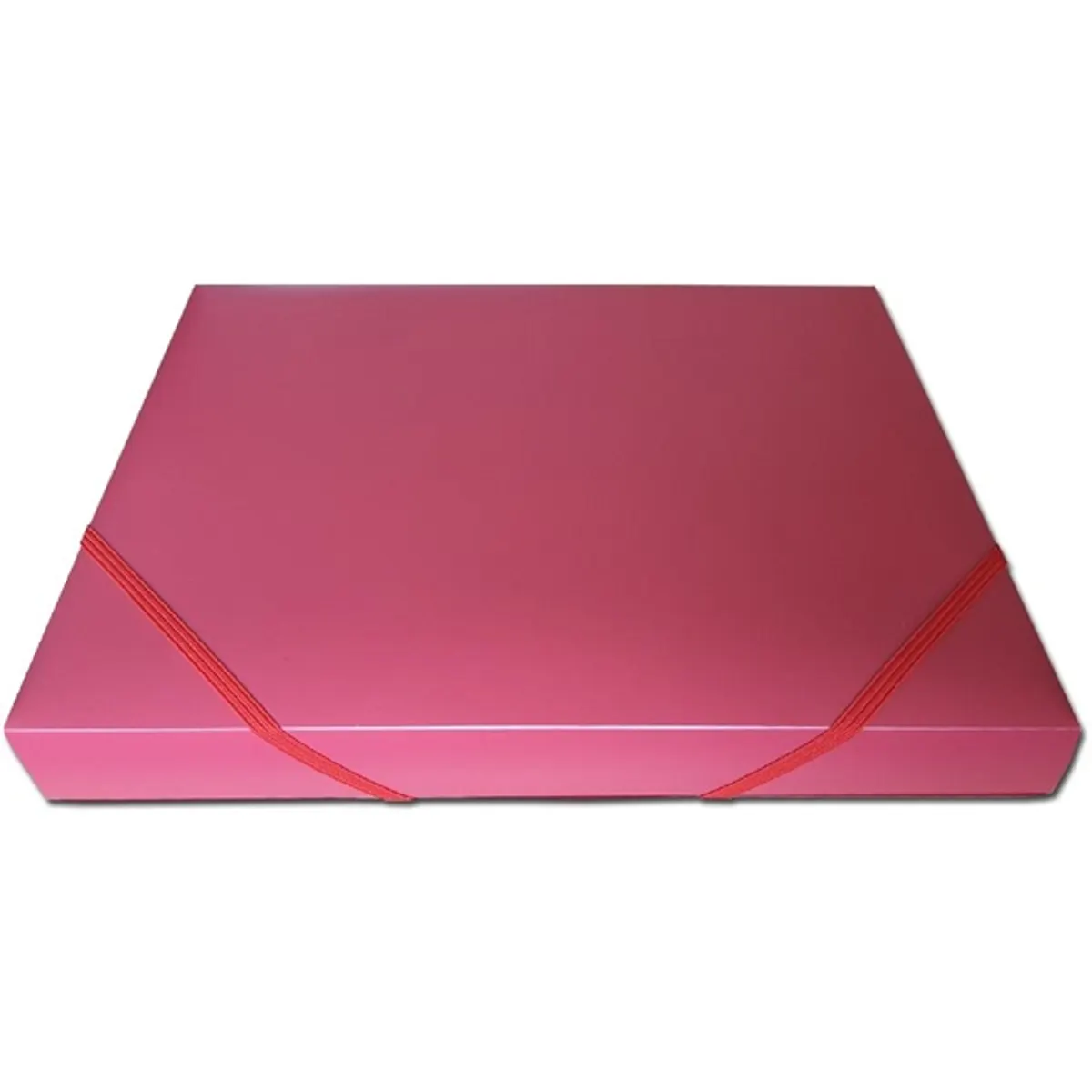 PF A4 3cm piros PP gumisbox #1