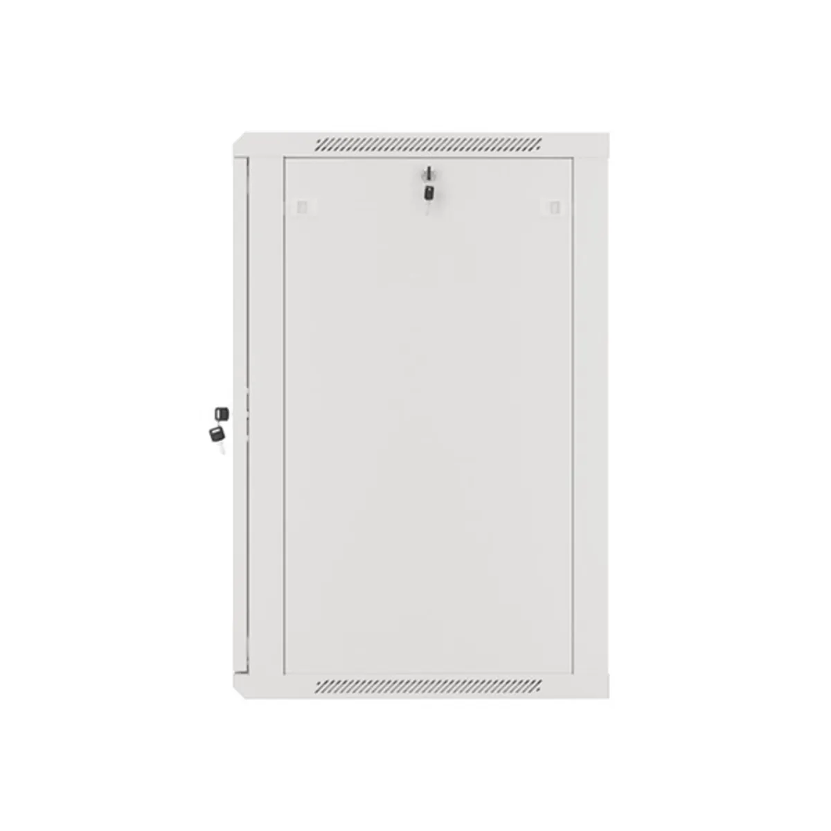 Lanberg WF01-6618-10S 19" 18U SZÉL:600mm MÉLY:600mm MAG:907mm lapraszerelt üvegajtós szürke fali rack szekrény #8