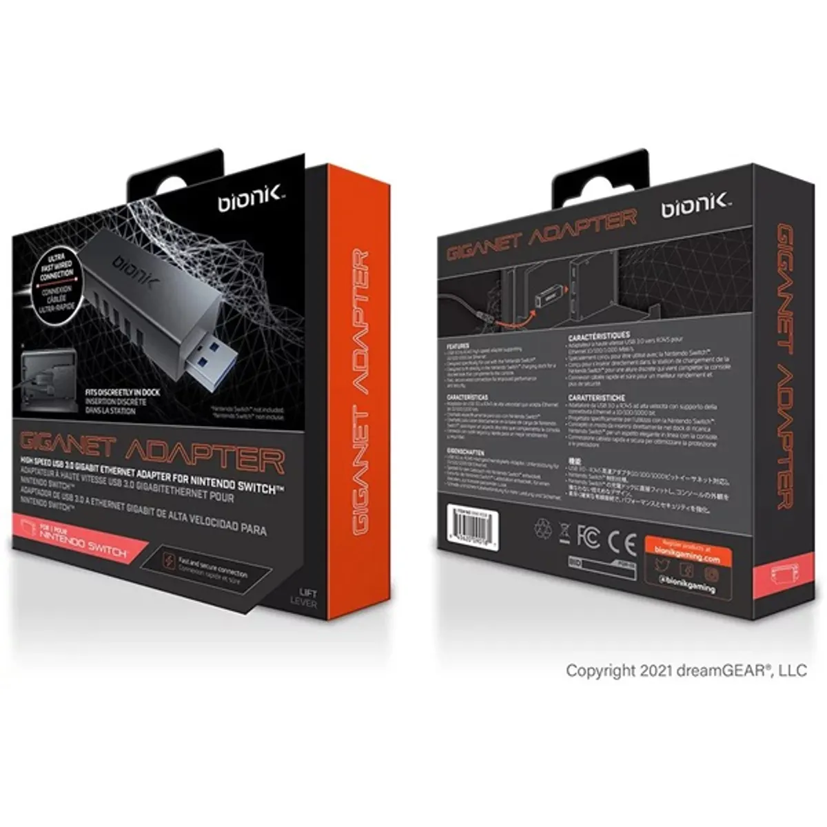 Bionik BNK-9018 Nintendo Switch USB 3.0 Gigagnet adapter #5