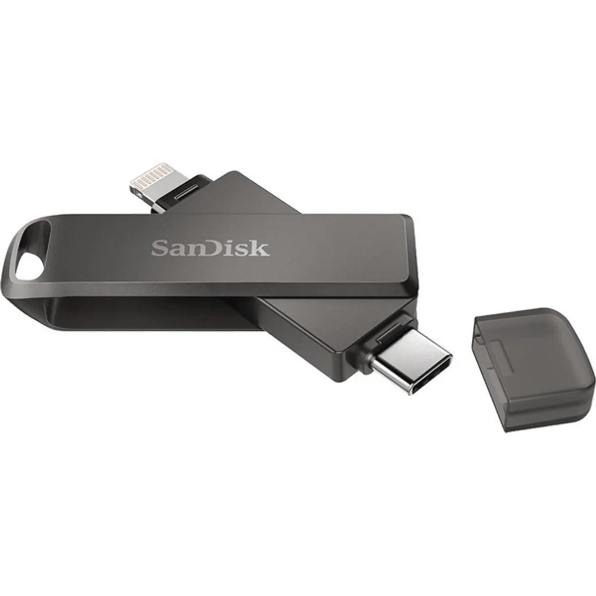 Sandisk 128GB USB C/Apple Lightning iXPAND LUXE Fekete (186553) Flash Drive #3