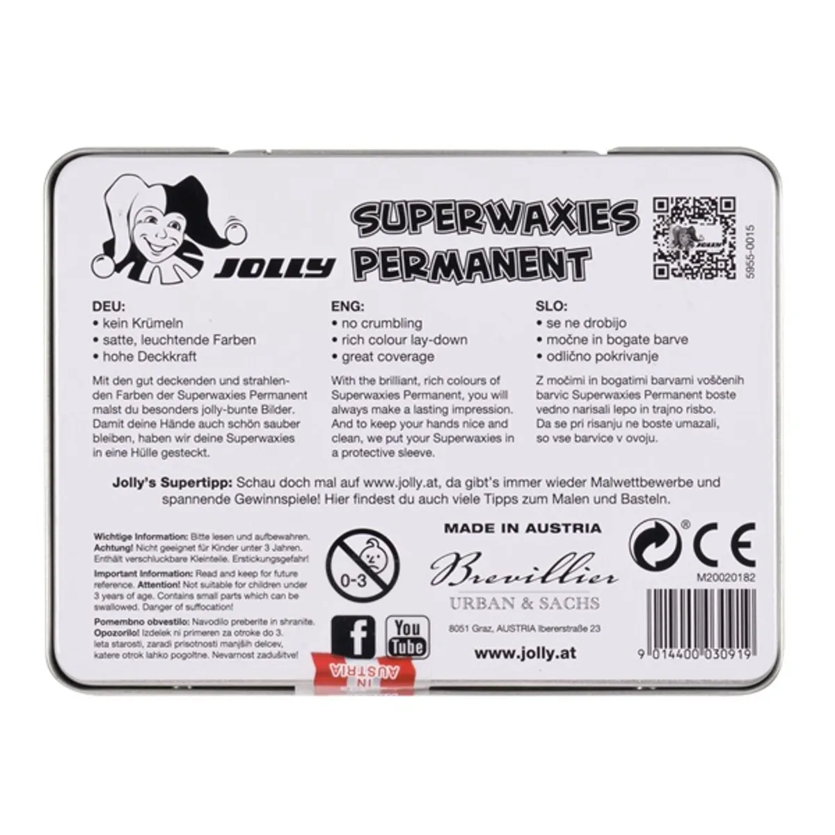 Jolly Superwaxies Classic 10 darabos zsírkréta készlet #3