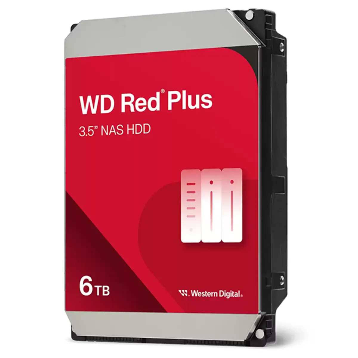 Western Digital 3,5" 6000GB belső SATAIII 5400RPM 256MB RED PLUS WD60EFPX winchester 3 év #1