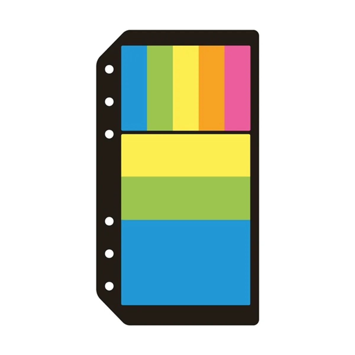 Kalendart Saturnus M338 öntapadós színes jegyzetlap gyűrűs naptár kiegészítő #1