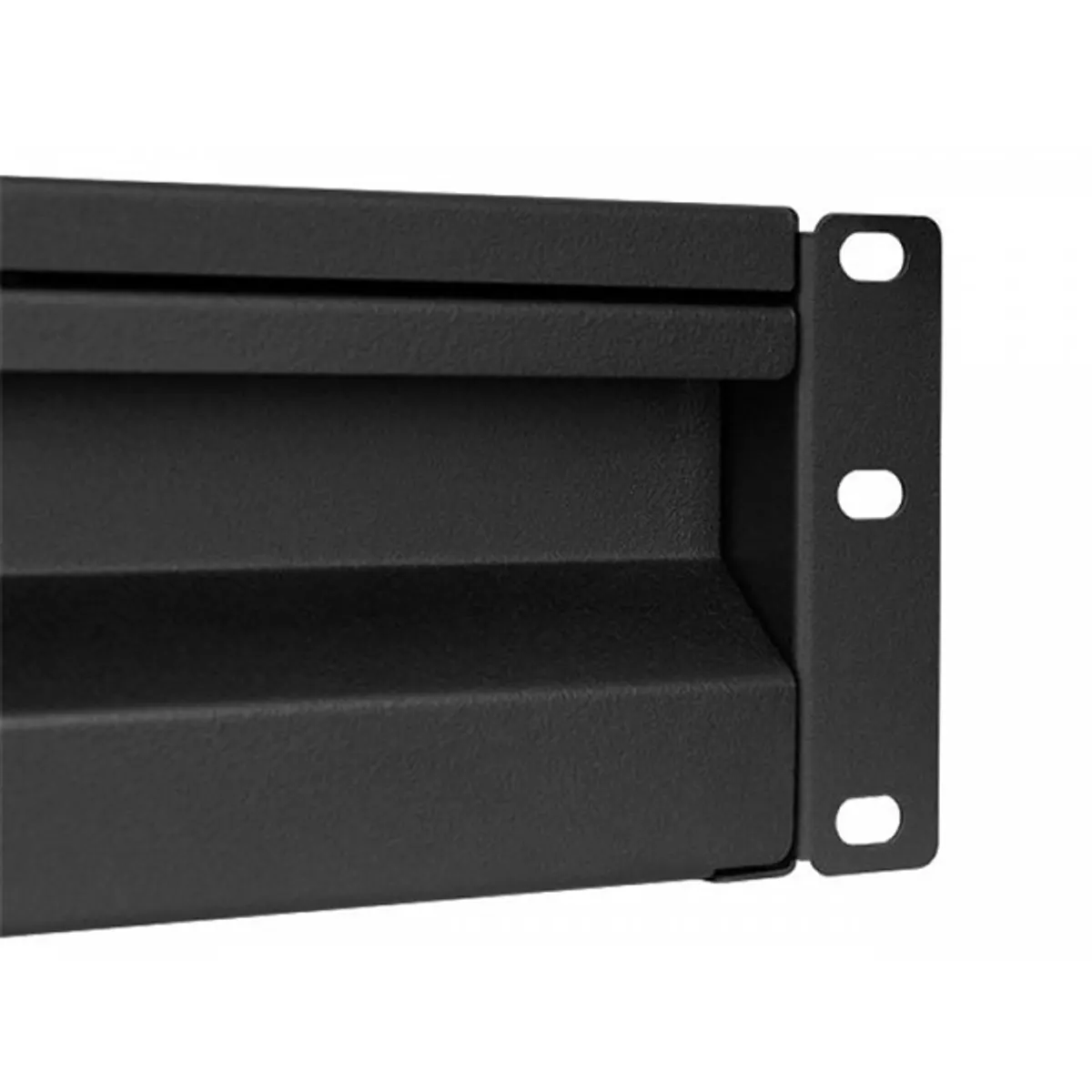 Stalflex RD19-2U-B 19" 320mm 2U zárható fekete rack fiók #3