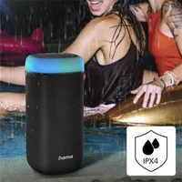 Hama 188228 "SHINE 2.0", 30W, RGB LED, fekete bluetooth hangszóró #9