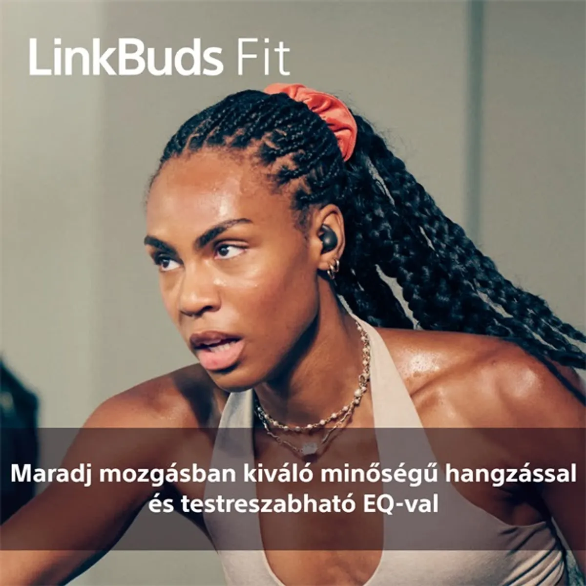 Sony WF-LS910N Linkbuds Fit zajszürős True Wireless Bluetooth fekete fülhallgató #8