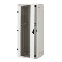 Triton 19" 27U 800x1000 mm Biztonsági üvegajtóval, teherbírás 800kg, fekete álló rack szekrény #1