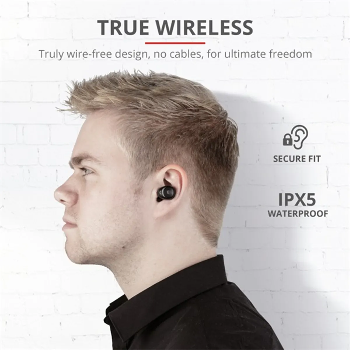 Trust Duet XP Bluetooth True Wireless Bluetooth fekete fülhallgató #3